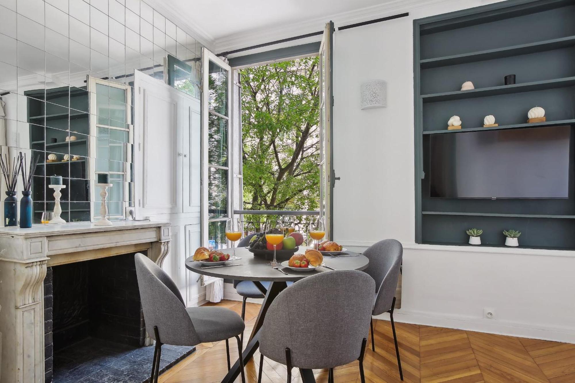 شقة Le Marais 1Br Cozy باريس المظهر الخارجي الصورة